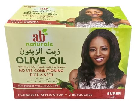 Natural hair straightening kit with olive oil, sodium-free -SUPER- - IZZAT DAOUK SA