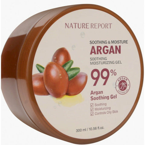 Nature Report Argan Soothing Gel 99% 300Ml - IZZAT DAOUK SA