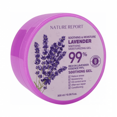 Nature Report Lavender Soothing Gel 99% 300Ml - IZZAT DAOUK SA