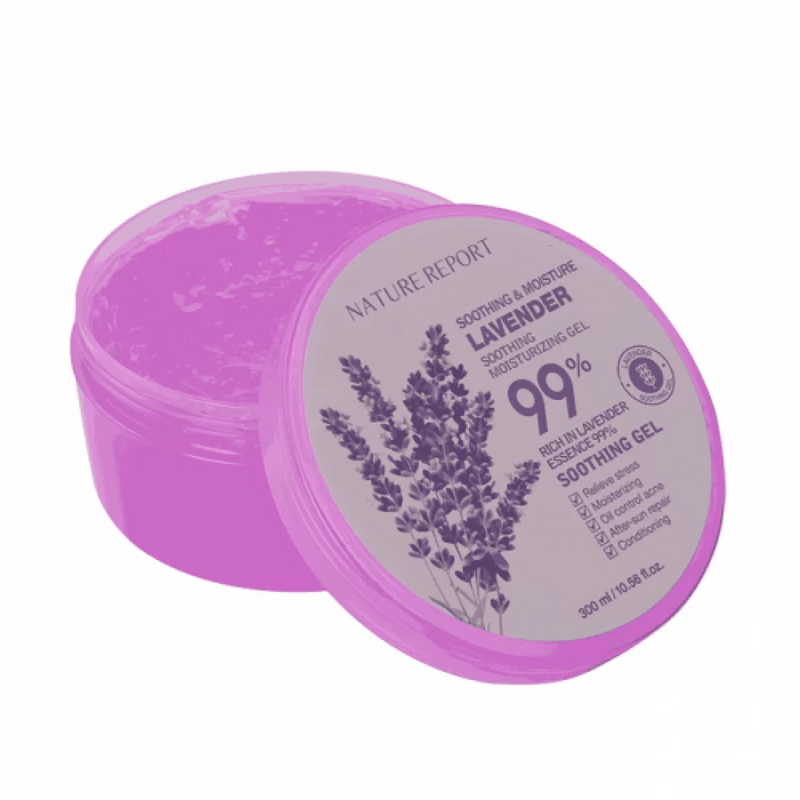 Nature Report Lavender Soothing Gel 99% 300Ml - IZZAT DAOUK SA