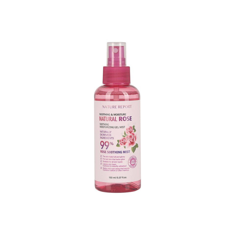 Nature Report Natural Rose Soothing Mist 99% 150Ml - IZZAT DAOUK SA