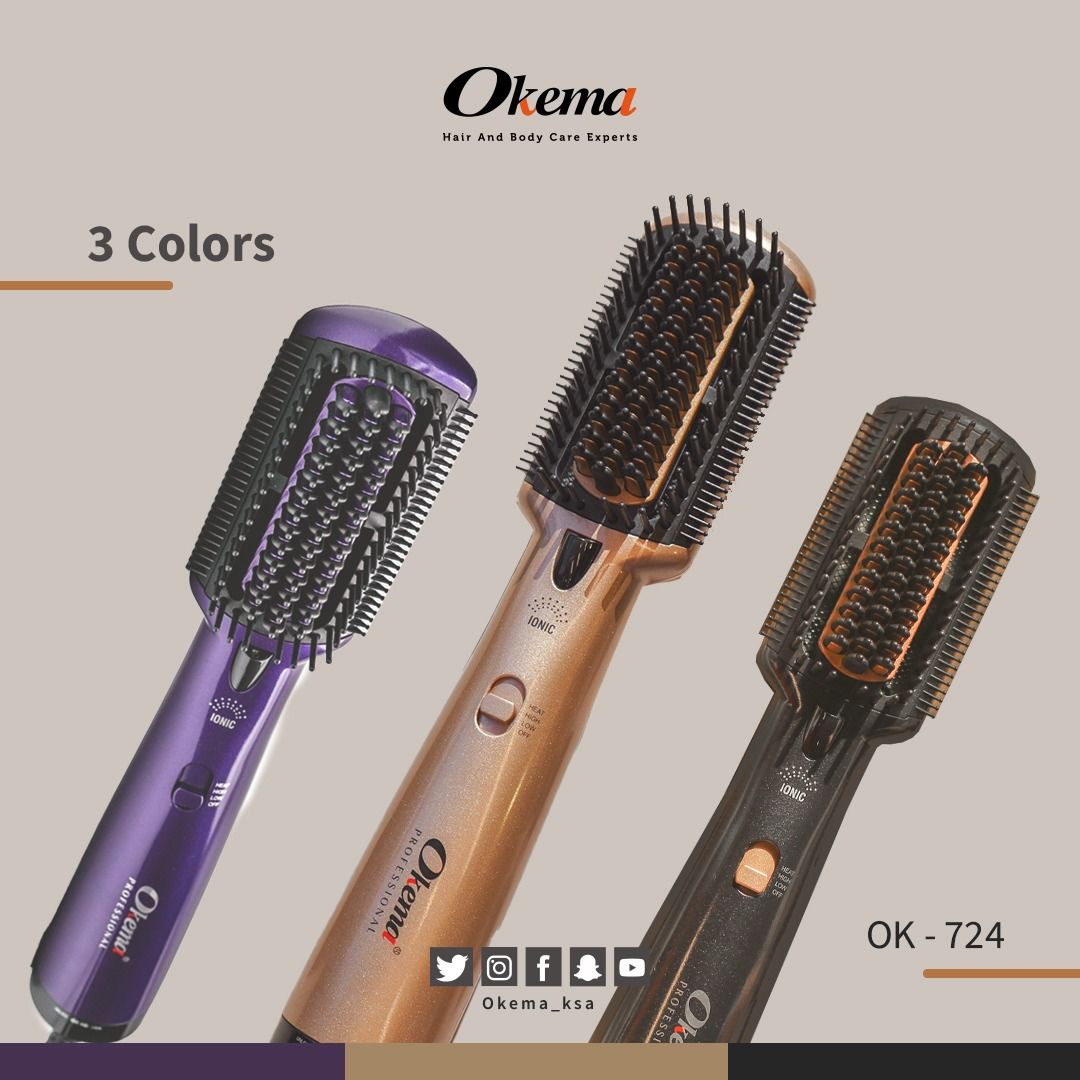 Okema Pro-724 3 In 1 Hair Styler - IZZAT DAOUK SA