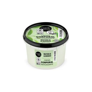 Organic Shop Invigorating Body Cream Matcha And Basil 250 Ml - IZZAT DAOUK SA