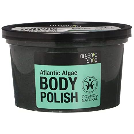 Organic Shop Invigorating Body Polish Algae Sea Salt 250 Ml - IZZAT DAOUK SA