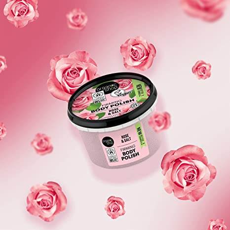 Organic Shop Invigorating Body Polish Rose And Salt 250 Ml - IZZAT DAOUK SA