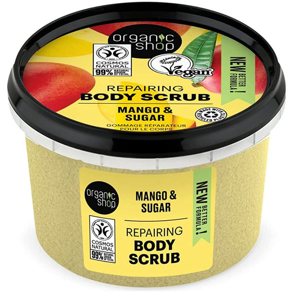 Organic Shop Repairing Body Scrub Mango And Sugar 250 Ml - IZZAT DAOUK SA