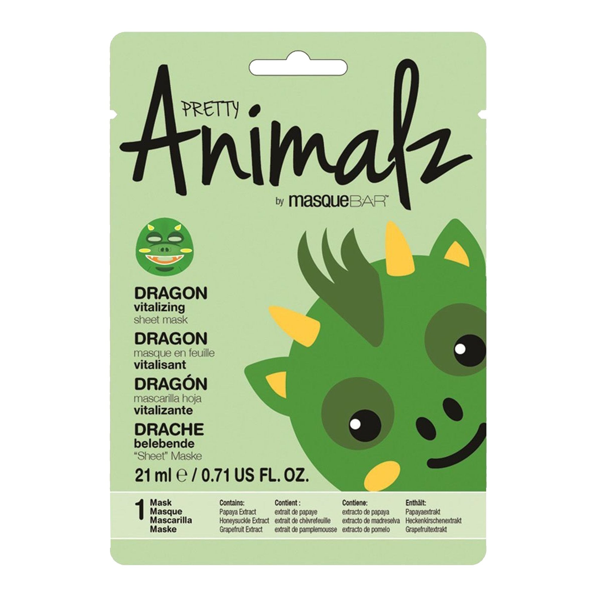 Pretty Animalz Dragon Sheet Mask 21Ml - IZZAT DAOUK SA