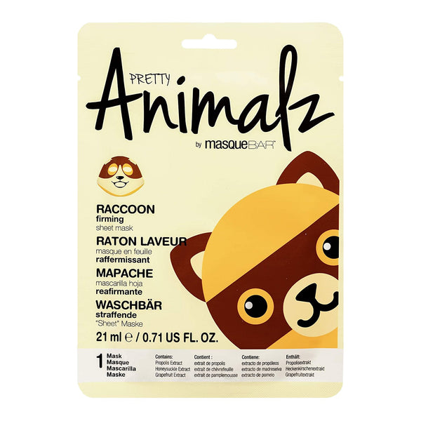 Pretty Animalz Raccoon Sheet Mask 21Ml - IZZAT DAOUK SA