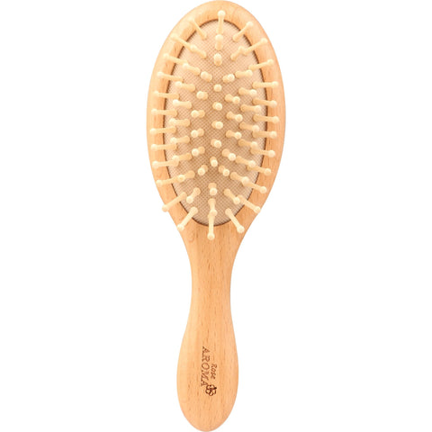 Rose Aroma Wood Hair Brush 4713 - IZZAT DAOUK SA