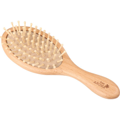 Rose Aroma Wood Hair Brush 4713 - IZZAT DAOUK SA