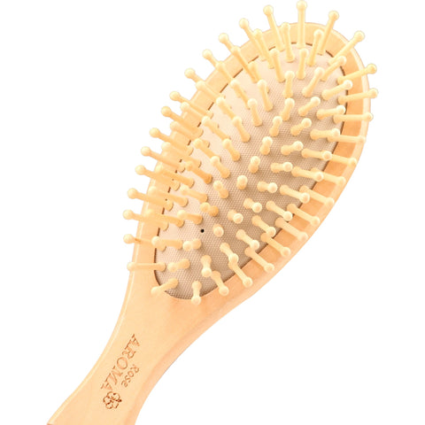 ROSE AROMA WOOD HAIR BRUSH 4738 - IZZAT DAOUK SA