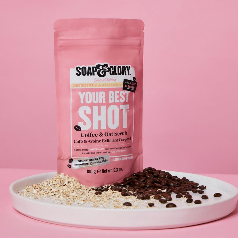 Saop & Glory Coffee & Oat Scrub 180Gm - IZZAT DAOUK SA