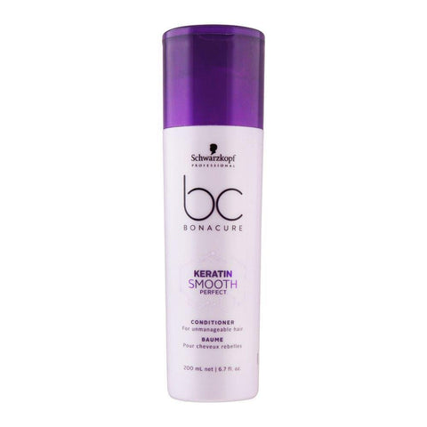 Schwarzkopf Bc Bonacure Keratin Smooth Perfect Conditioner 200Ml Baume - IZZAT DAOUK SA