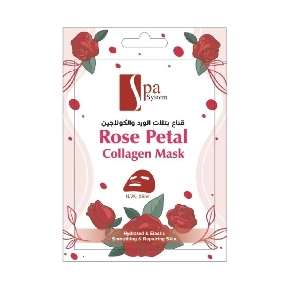 Spa System Facial Mask with Rose Petals and Collagen - IZZAT DAOUK SA