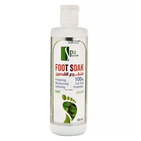 Spa System Mint Foot Soak 500 ML - IZZAT DAOUK SA