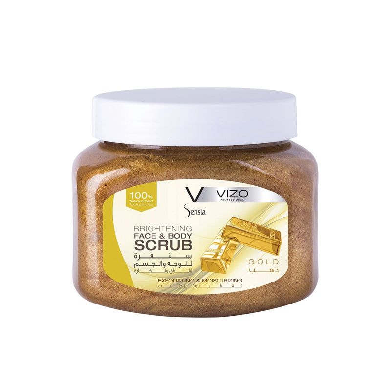 Vizo Face&Body Scrub Gold 500 Gram - IZZAT DAOUK SA
