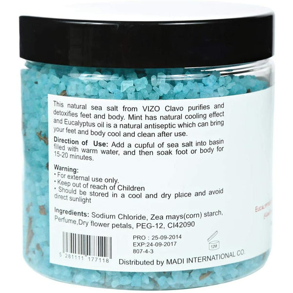 Vizo Sea Salt Eucalyptus Mint 500 Gram - IZZAT DAOUK SA